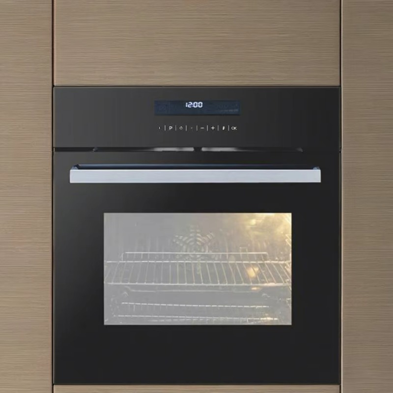 Kitchen Appliances - ホットセール 60cm ビルトインオーブン ベーキング＆エアフライヤー ピザオーブン 多機能電気オーブン