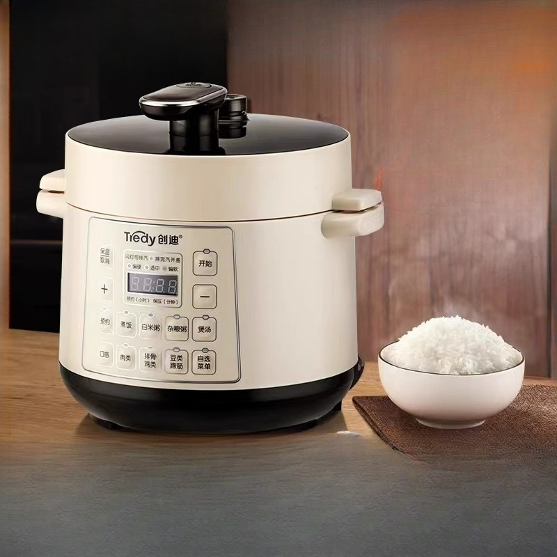 Smart Instant Pressure Cooker - 電気圧力鍋 4L容量 スマートコントロール 遅延タイマー 保温機能 スロークッカー