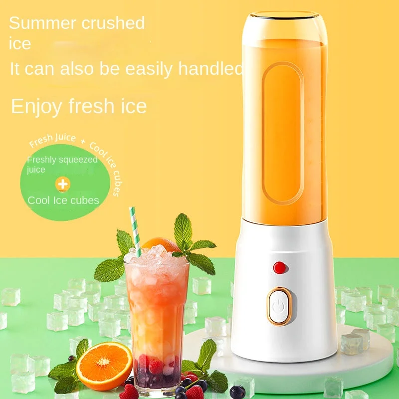 Immersion Hand Blender Set - ポータブルキッチンブレンダー、ワイヤレス電動フルーツジューサー、オレンジの氷を砕くための10枚刃付き補助食品ミキサー