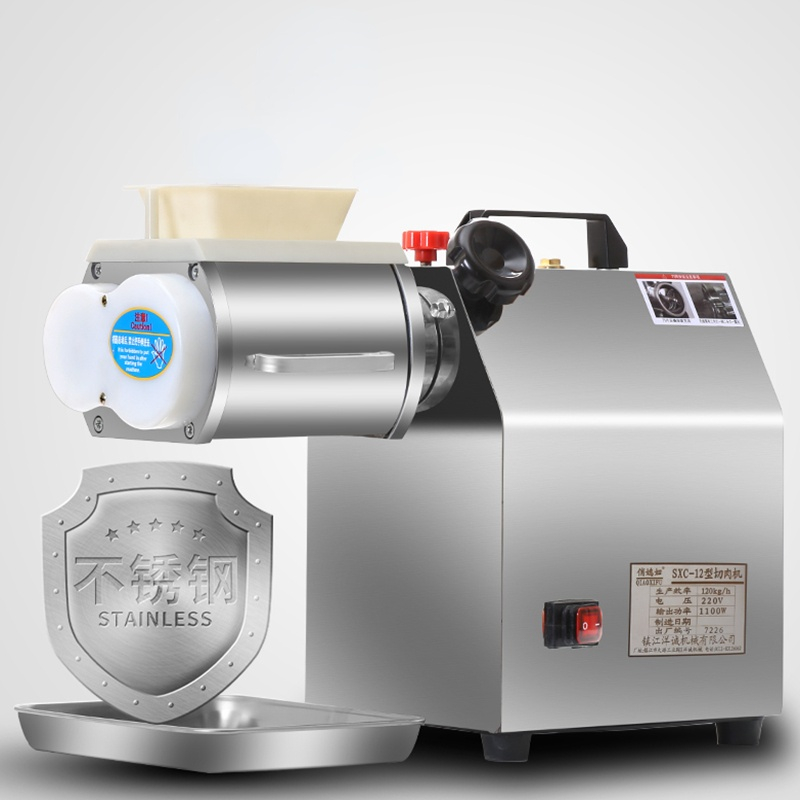 Automatic Meat Slicer Home - 肉挽き肉,商業用肉挽き肉,ステンレス鋼,高出力,小型,自動,家庭用