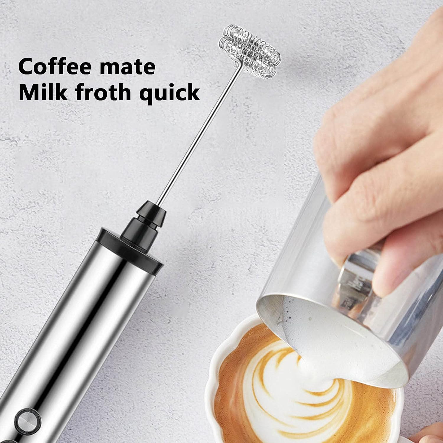 Kitchen Appliances - マグパイ3in1ハンドヘルド電動ミルク泡立て器ドリンクミキサー卵ビーター充電式簡単操作泡立て器家庭用キッチンツール