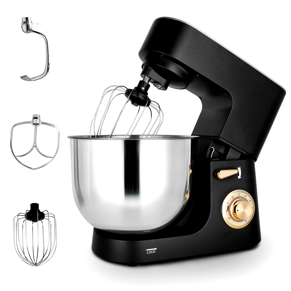Kitchen Appliances - 家庭用スタンドミキサー 高出力1800W 8L ケーキ・パン生地ミキサー プラネタリー式電動ホームキッチン家電 フードミキサー