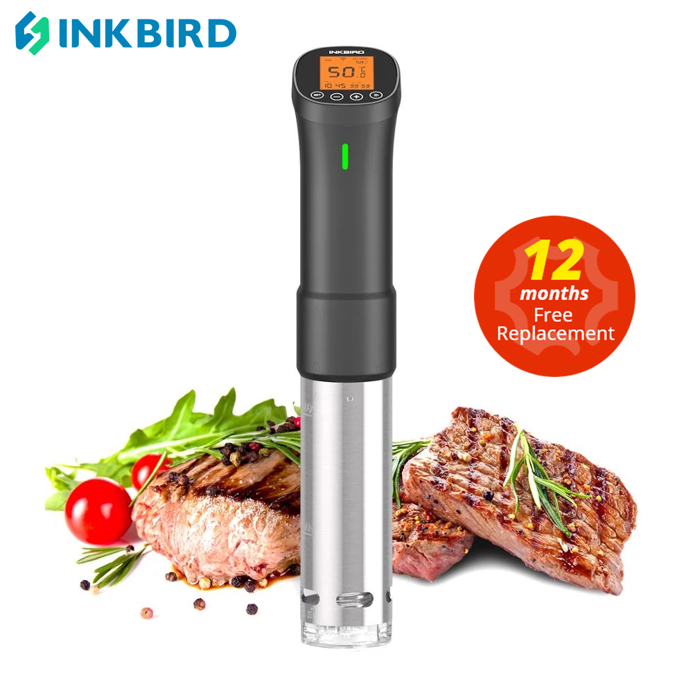 Digital Sous Vide Precision Cooker - INKBIRD ISV-200W Wi-Fi 料理真空調理器精密調理器スロークック 1000W 浸漬サーキュレーター&ステンレス鋼コンポーネント付き
