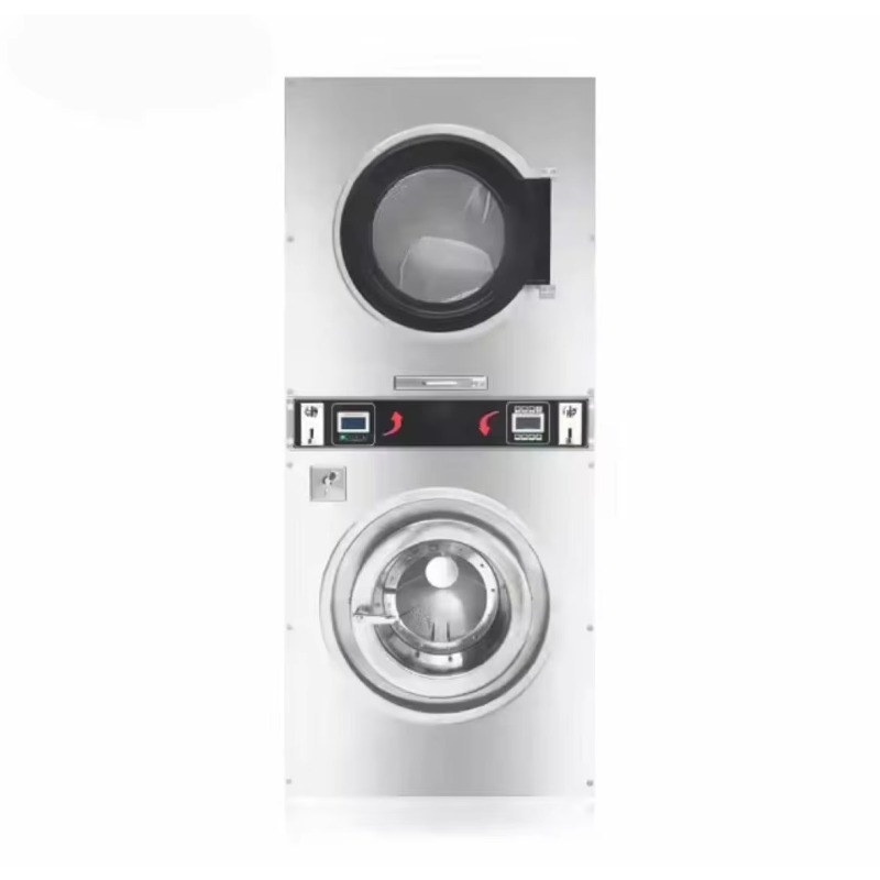 Laundry - 業務用ランドリー機器 カスタム仕様 15kg スタック式洗濯乾燥機/ダブル乾燥機 ホテル・コインランドリー向け 新品
