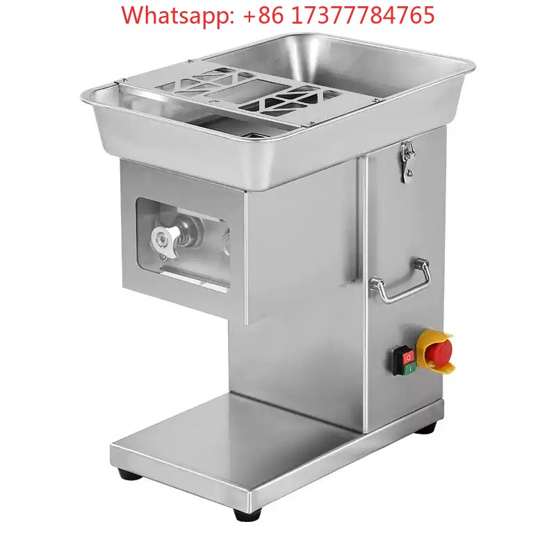 Automatic Meat Slicer Home - 550 ワットデスクトップミートスライサー商業用電気自動ステンレス鋼野菜魚グラインダー詰め物チョッパー家庭用電化製品