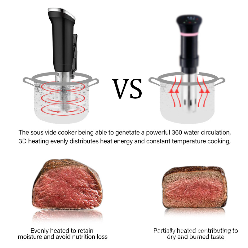 IPX7防水真空調理器精密調理器浸漬サーキュレーター、真空調 - Digital Sous Vide Precision Cooker のレビューと価格