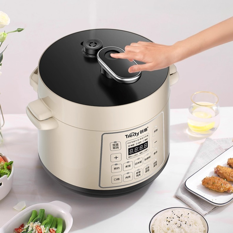 電気圧力鍋 4L容量 スマートコントロール 遅延タイマー 保 - Smart Instant Pressure Cooker のレビューと価格