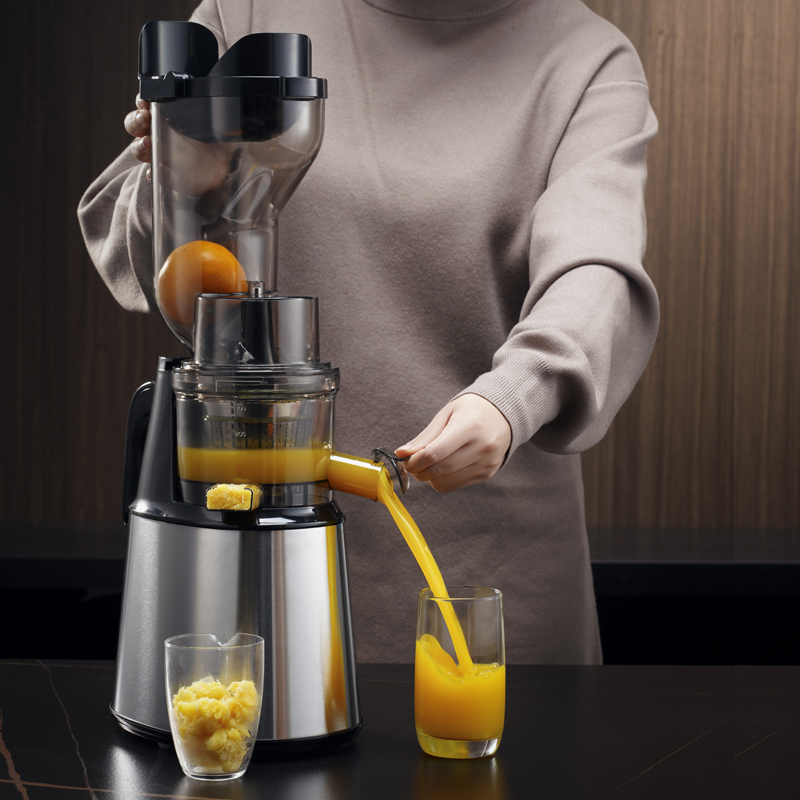 野菜果物オレンジ抽出器業務用多機能ジュースマシン大口径コール - Electric Slow Juicer Cold Press のレビューと価格