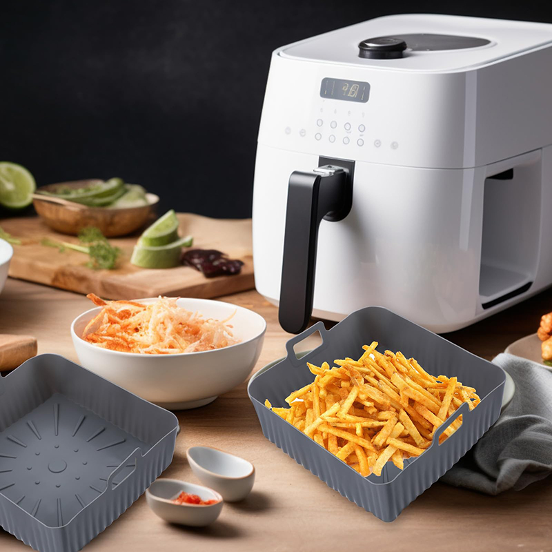 大 23 センチメートルエアフライヤーシリコンバスケット 9 - Air Fryer Silicone Pot Liner のレビューと価格