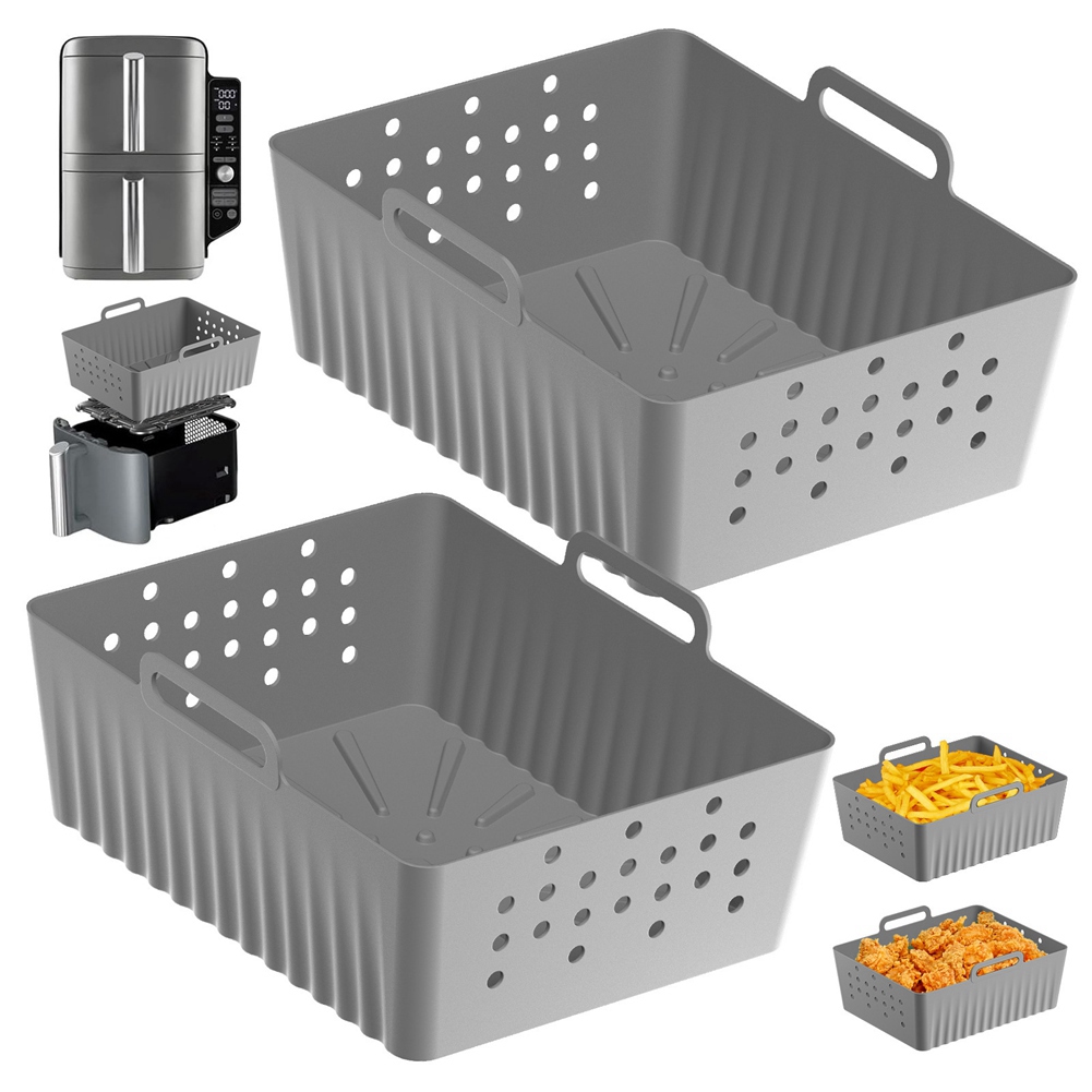 新入荷-2個入りエアフライヤーシリコンライナー（Ninjia - Air Fryer Silicone Pot Liner のレビューと価格