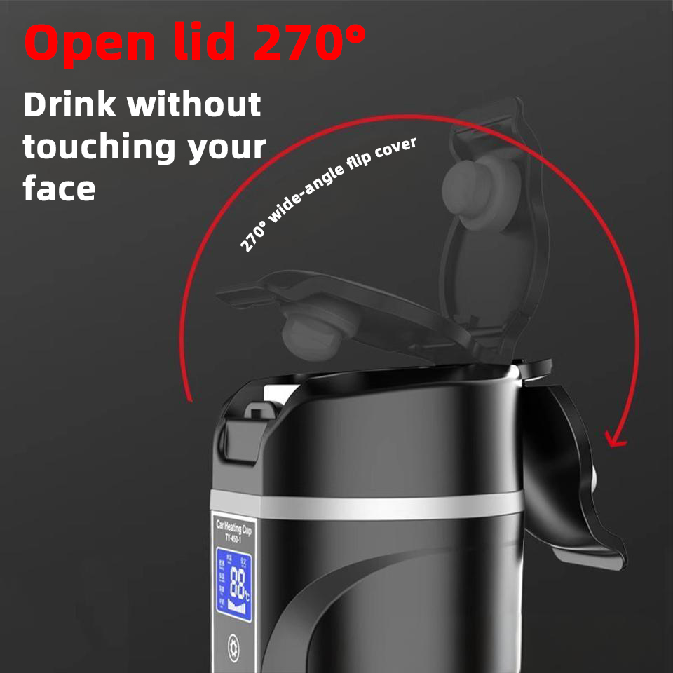 R31 450ml 車載加熱カップ 12v/24v ポータブ - Electric Kettle Temperature Control のレビューと価格