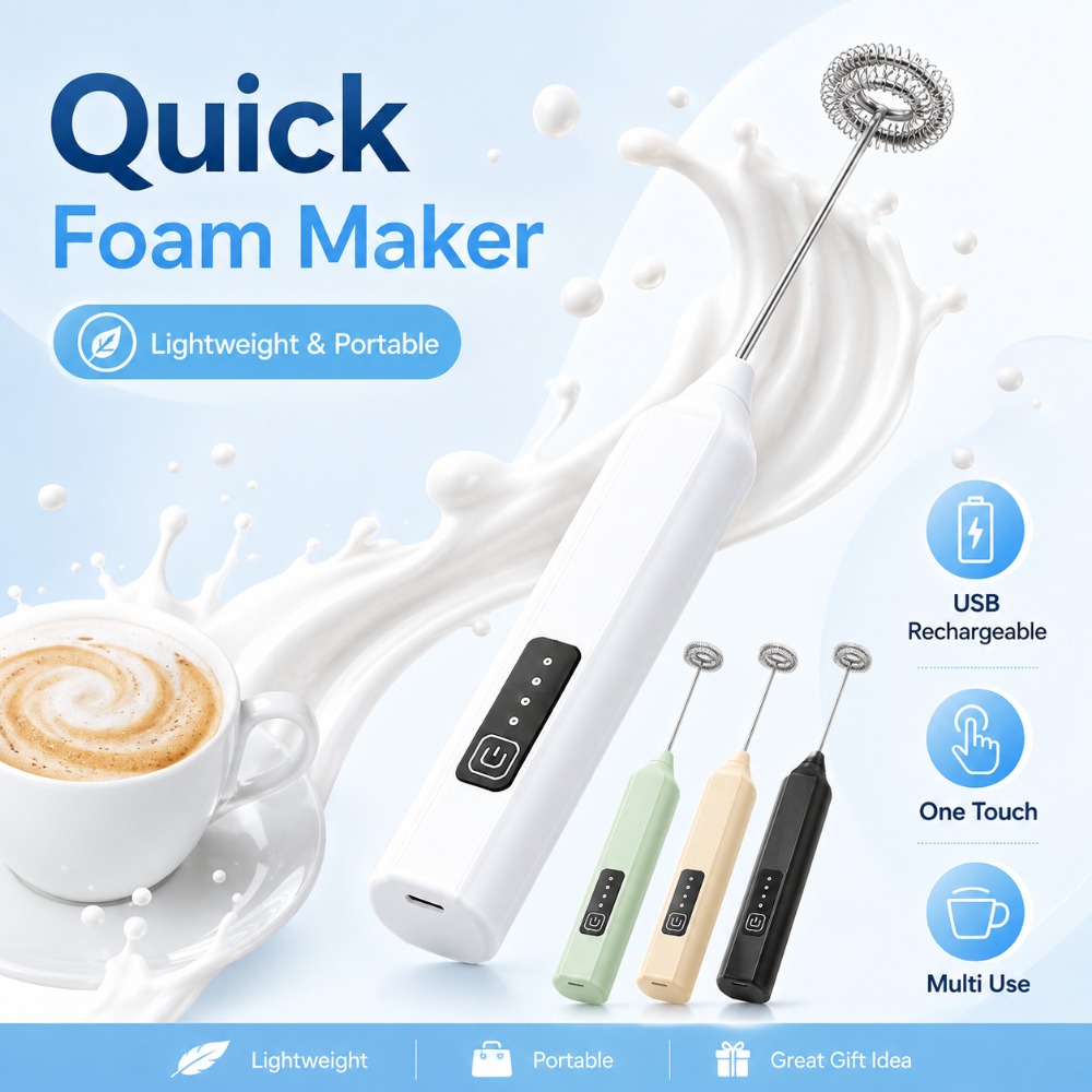 ミルクフォーマーとエッグビーター、電動ハンドミキサー、コーヒ - Electric Milk Frother Handheld のレビューと価格