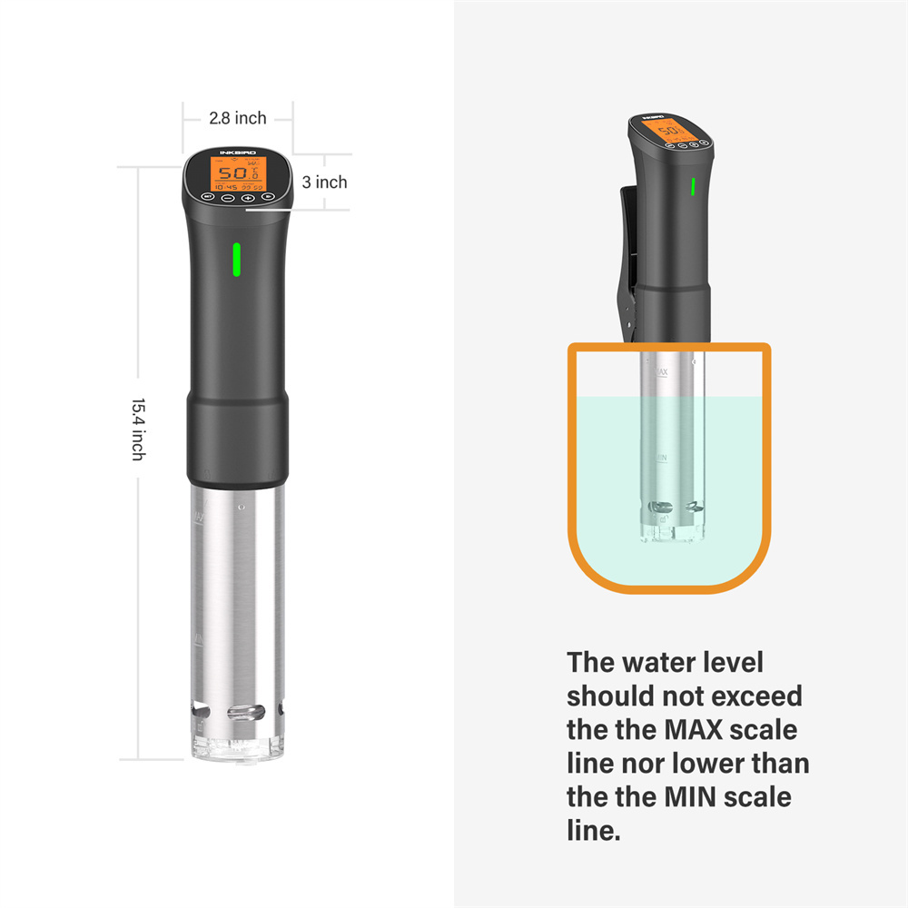 INKBIRD 料理真空調理器 ISV-200W Wi-Fi - Digital Sous Vide Precision Cooker のレビューと価格