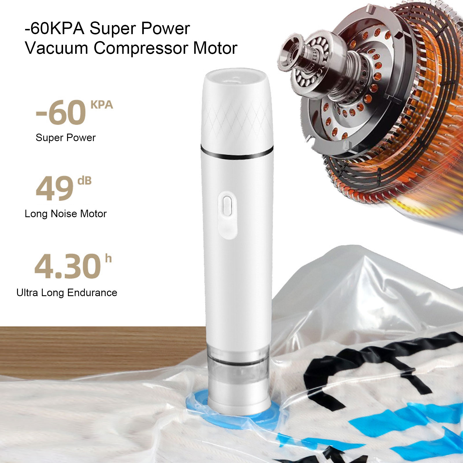 電動エアポンプ ハンドヘルド真空シーラー 食品保存用 エアポ - Food Vacuum Sealer Machine のレビューと価格