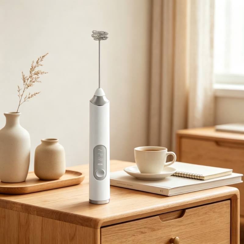 ハンドヘルド電動ミルク泡立て器 交換用ヘッド2個+304ステ - Electric Milk Frother Handheld のレビューと価格