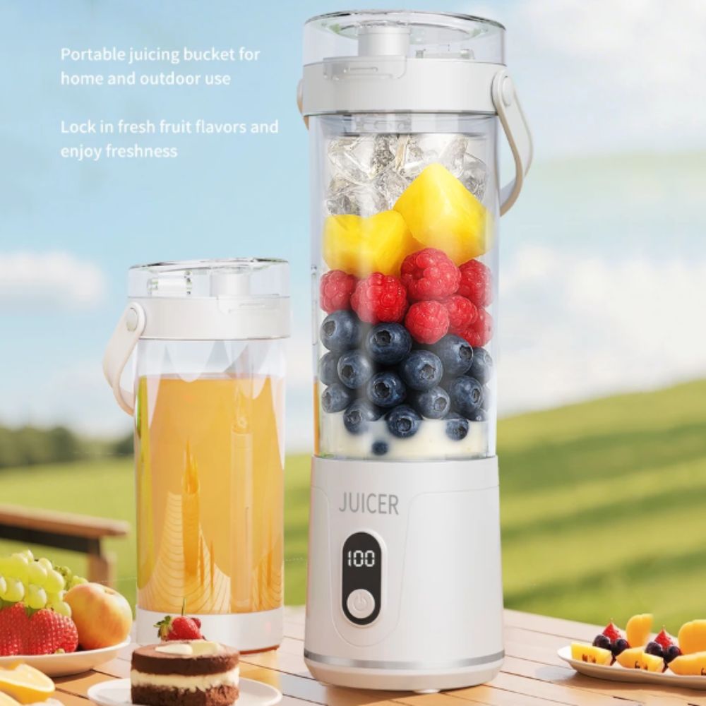 600 ミリリットル容量ポータブルブレンダーフレッシュフルー - Portable Blender Usb Rechargeable のレビューと価格