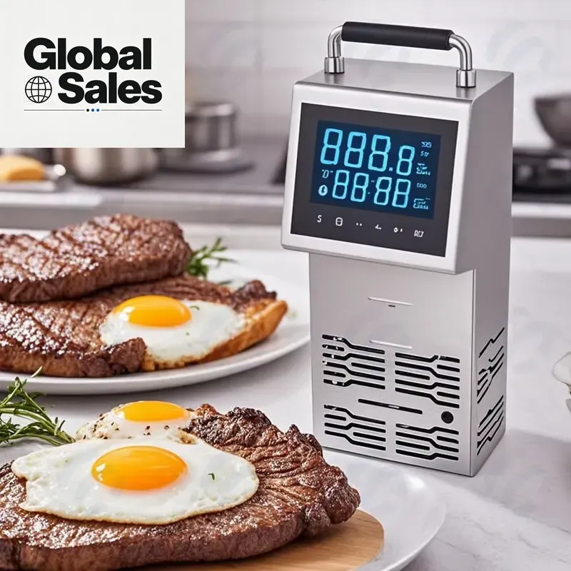 ステンレス製デジタルLEDディスプレイ付き真空調理器、精密低 - Digital Sous Vide Precision Cooker のレビューと価格