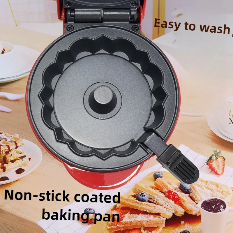 家庭用朝食マシン ベーキングマシン ミニ両面トースター お手 - Mini Waffle Maker Machine のレビューと価格
