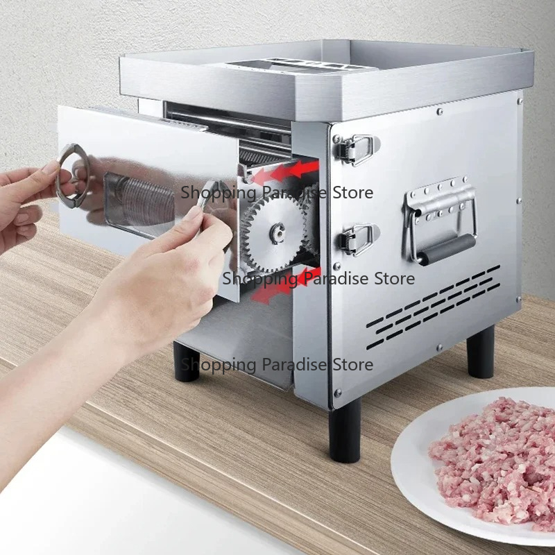 多機能業務用/家庭用電動ミートスライサー、自動ステンレス製細 - Automatic Meat Slicer Home のレビューと価格