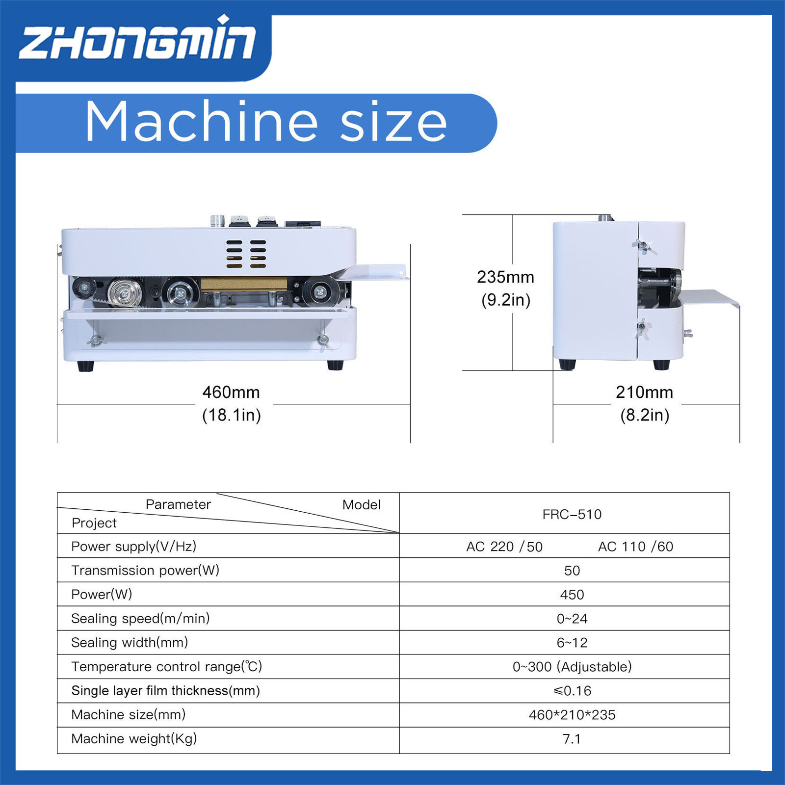 ZHONGMIN 電動真空シーラー 食品保存用 タッチボタン - Food Vacuum Sealer Machine のレビューと価格
