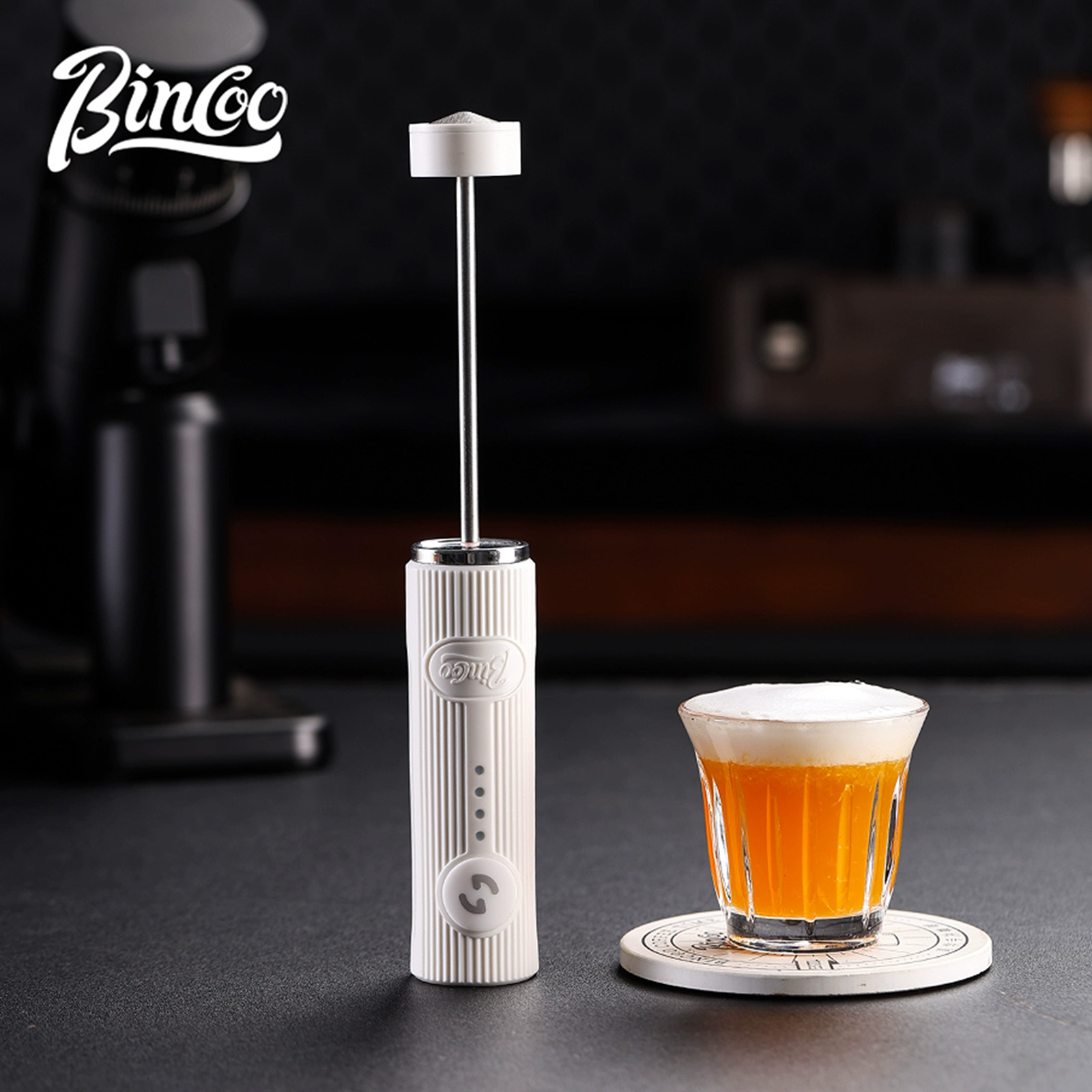 Bincoo 新しいミルクフォーマーコーヒー泡立て器ミキサー - Electric Milk Frother Handheld のレビューと価格