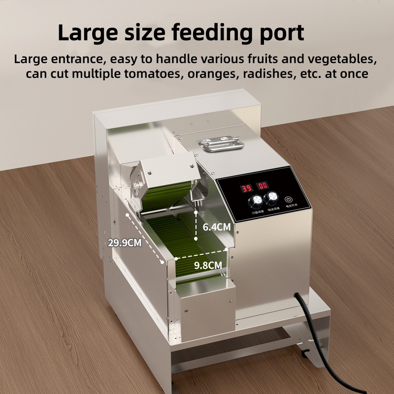 200W電動ミートスライサー、調整可能な刃付き自動ステンレス - Automatic Meat Slicer Home のレビューと価格