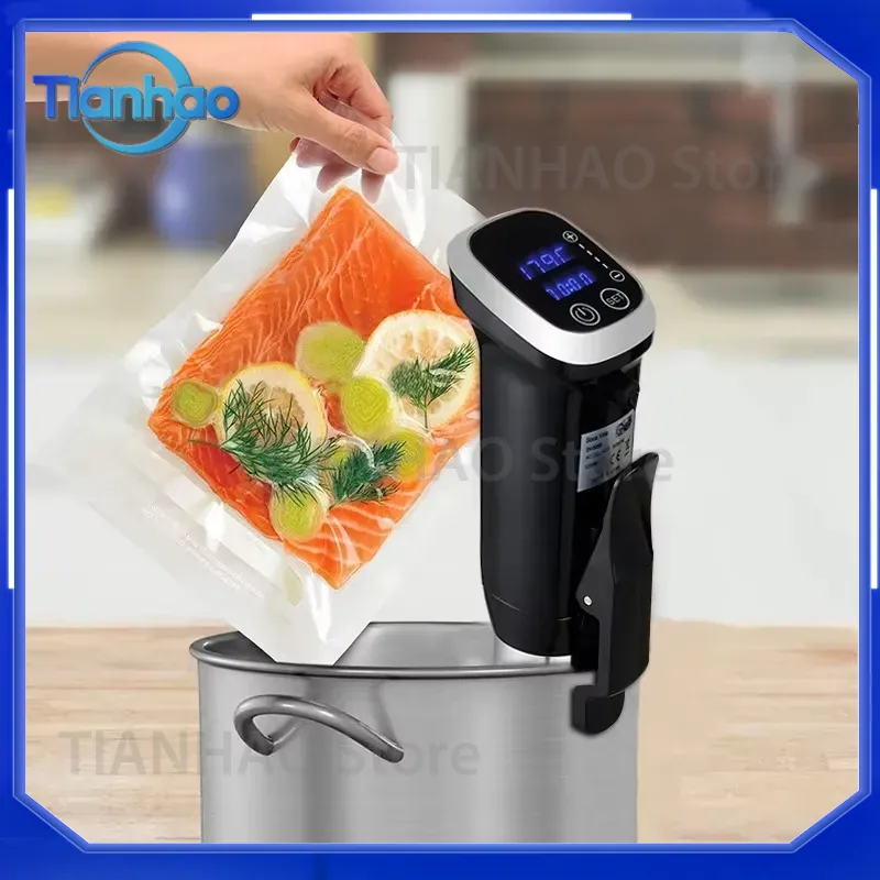 IPX7防水真空調理器、LEDデジタルディスプレイ付き真空食 - Digital Sous Vide Precision Cooker のレビューと価格