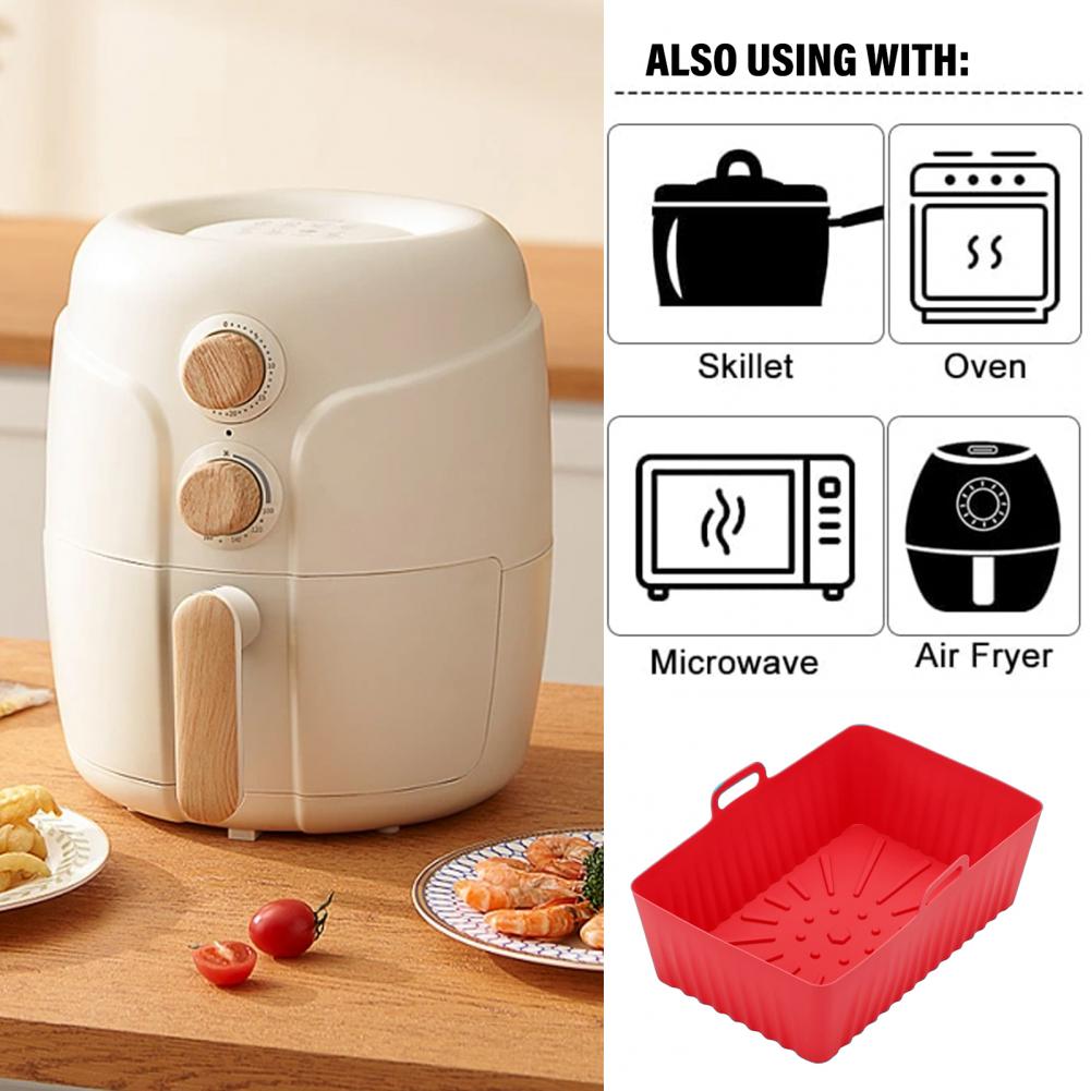 エアフライヤー用鍋、便利なフライヤー用ポットライナー、ロース - Air Fryer Silicone Pot Liner のレビューと価格