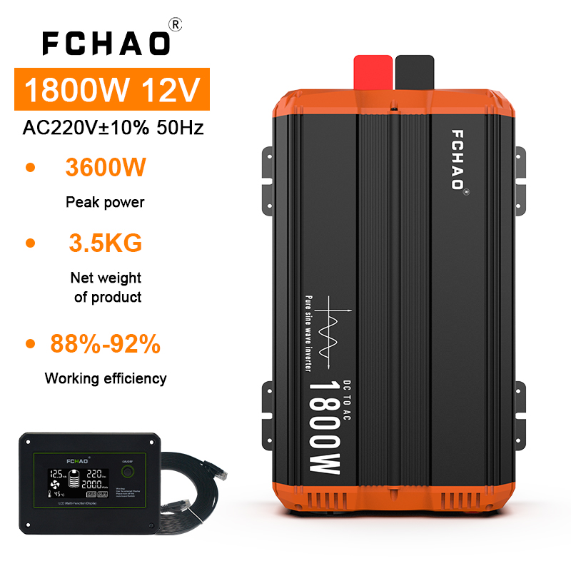 1800WパワーインバーターDC 12VからAC 110V/ - Home Appliances のレビューと価格