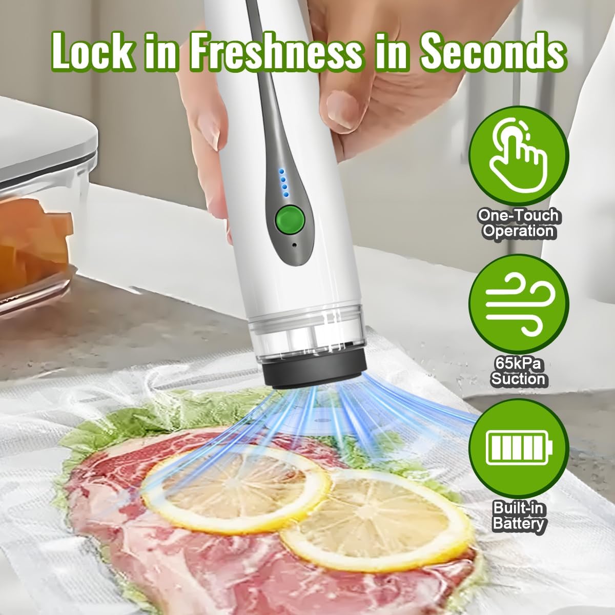 自動ミニ真空シーラー包装機 家庭用プラスチック食品スナック保 - Food Vacuum Sealer Machine のレビューと価格