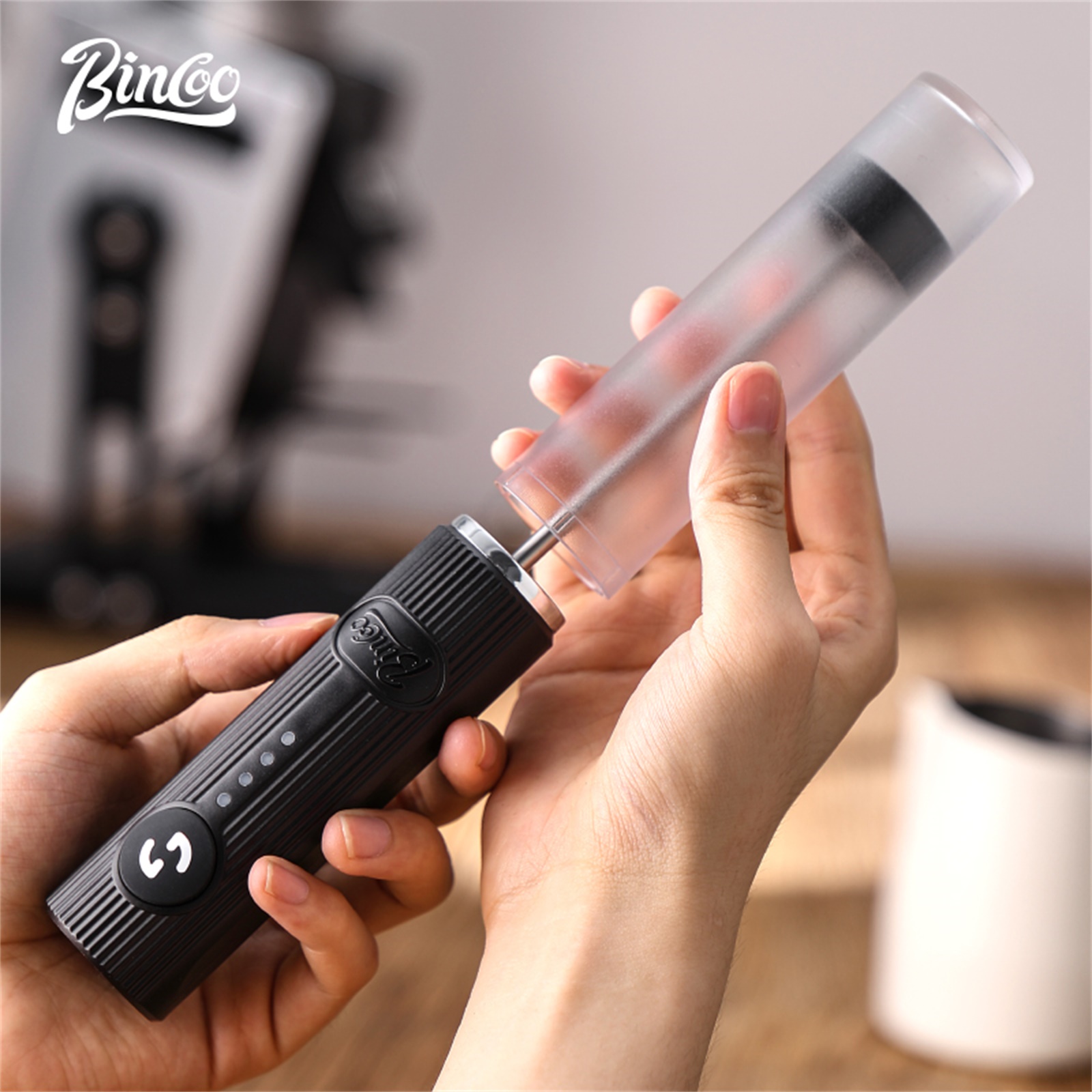 BINCOO 電気コーヒー泡立て器 USB 充電式 2 スピ - Electric Milk Frother Handheld のレビューと価格